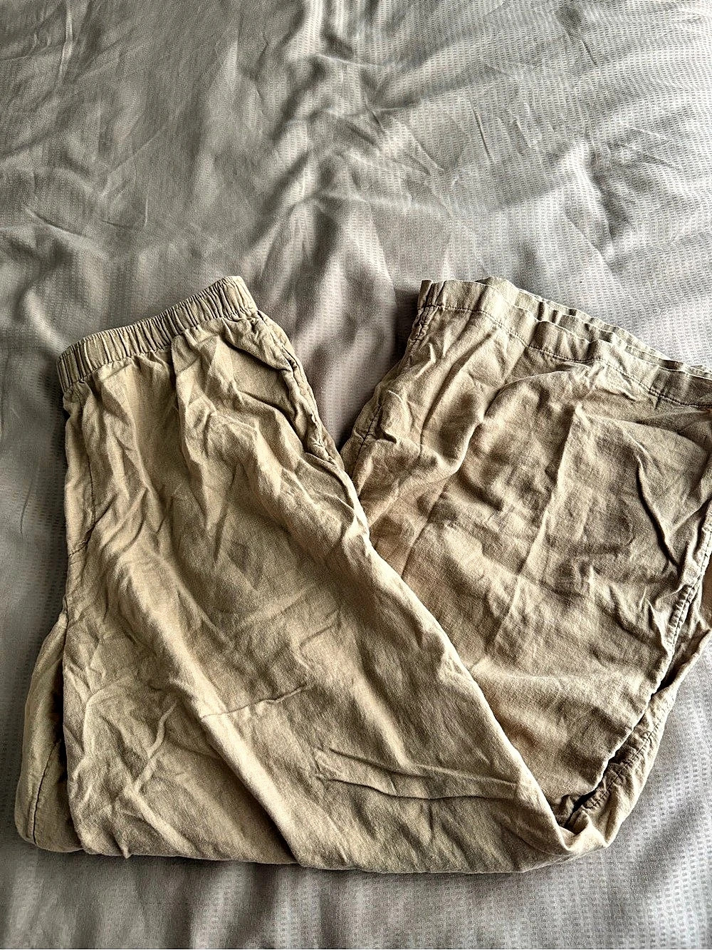 American Rag Wide Leg Pants in Beige